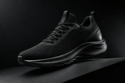 👟 Premium Black Sports Sneakers